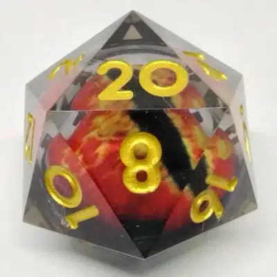 Liquid Core Red Dragon Eye 33mm D20 image 0